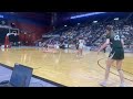 Emma Sopko with the corner jumper for Tongue River in the Eagles' semifinal victory over Thermopolis