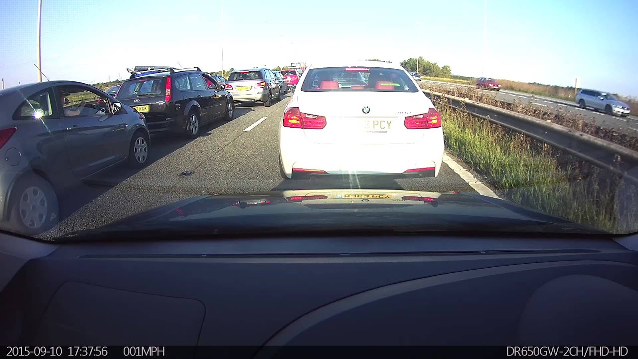 female road rage owns herself - YouTube