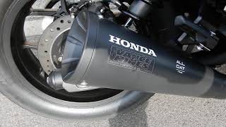 HONDA Rebel 1100 DCT VANCE＆HINES Upsweep Slip-On Exhaust sound (DAYTONAインナーサイレンサー を入れて排気音を抑えた状態）