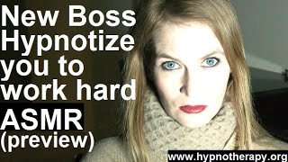 #ASMR Roleplay Boss lady hypnotize you to work hard preview #hypnosis #NLP
