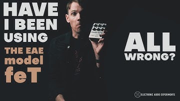 Demos in the Dark // EAE Model feT Secret! // Guitar Pedal Demo