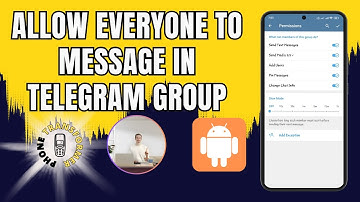 How to Allow Everyone to Message in Telegram Group