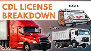 CDL License Classes Explained