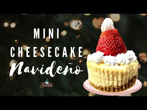 Mini Cheesecake Navideño #reposteandoconsarita - YouTube