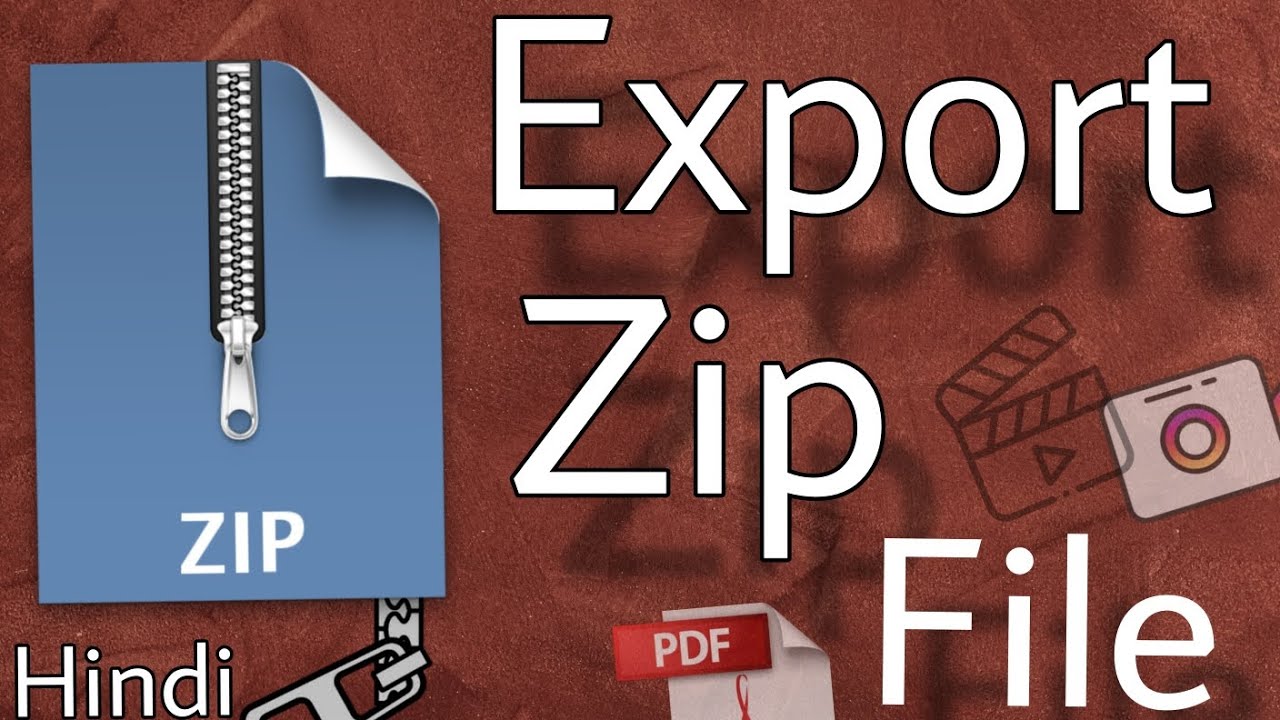 Zip File कैसे Export करें How to export zip Filepacifict7 zipfile