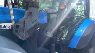 New Holland tm140 loader tractor for sale