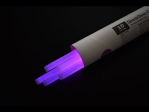 12 inch 15mm Purple Glow Sticks by DirectGlow