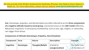 IGNOU BPCM 162 Solved Assignment 2025-26 | English Medium | Download PDF | IGNOU Students Portal