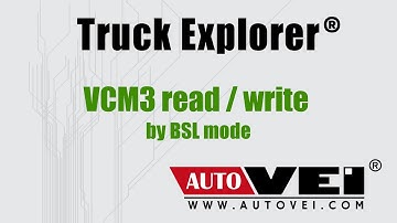 IVECO VCM3 read/write flash/eeprom by BSL mode