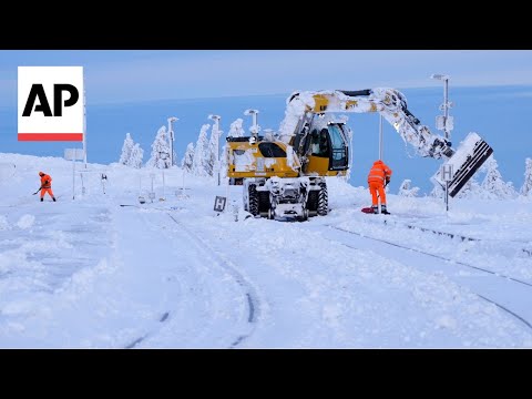 Heavy snow, freezing rain trigger flight cancellations in Germany