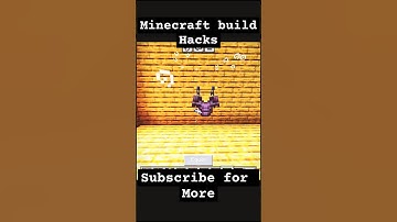 Minecraft build hacks | minecraft tips and tricks | Minecraft Armor hacks | #minecraft #shorts