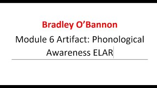 Module 6 Artifact Final Profile