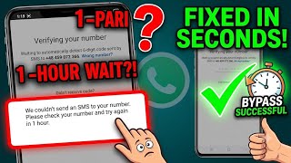WhatsApp 1 Hour SMS Verification Problem Fixed! (2026 Bypass) screenshot 5