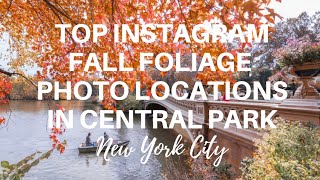 Top Instagram Photo Locations for Fall Foliage in Central Park, Manhattan, New York City