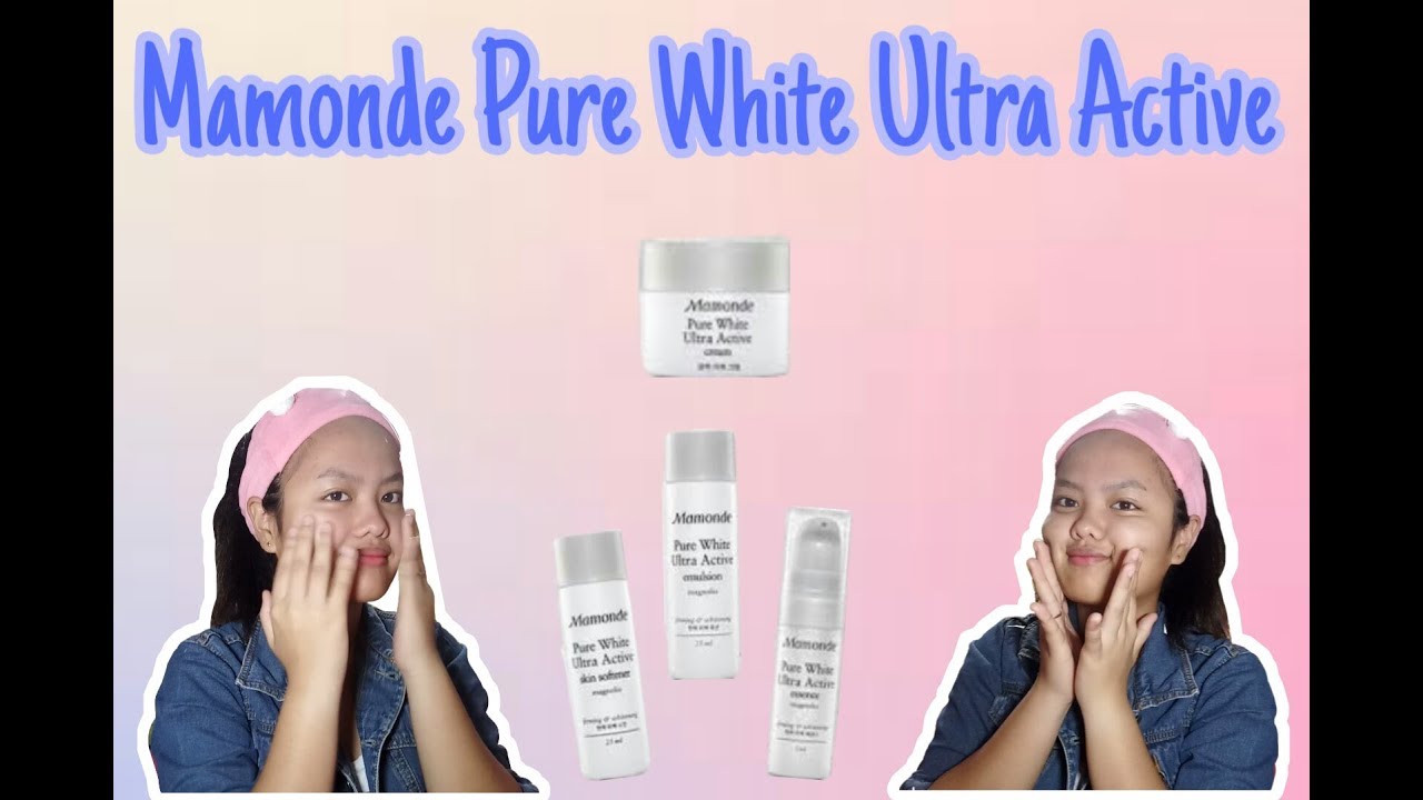 Mamonde Pure White Ultra Active Trial Kit Magnolia : New Korean skin care