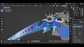 Blender 3D : How to make a scythe using blender!