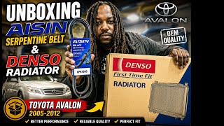 Unboxing Aisin serpentine belt and Denso radiator 