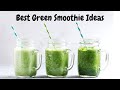 3 HEALTHY GREEN SMOOTHIES ||HEALTHY BREAKFAST GREEN SMOOTHIE IDEAS