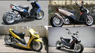 Inspirasi Yamaha Mio Low Rider   Oto Gaya