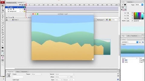 How to make a Looping Background in Flash Part 1
