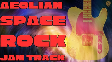 🎸 Aeolian Mode Space Rock Jam | Guitar Backing Track (A Minor)