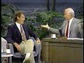 David Letterman and Johnny Carson, August 31, 1989