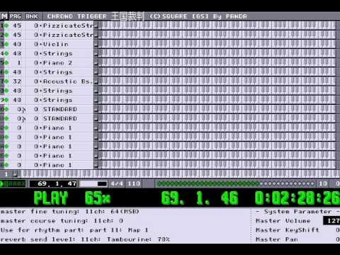 MIDI::SC-55mkII CHRONO TRIGGER 20 王国裁判