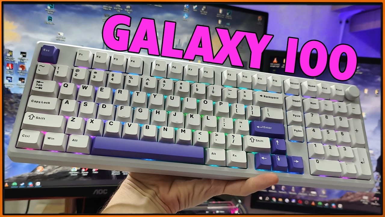 Целых 2КГ металла - почти полноразмерка с роллером: Epomaker Galaxy100 