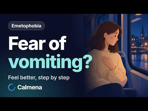 Emetophobia (fear of vomiting): feel better step by step with Calmena