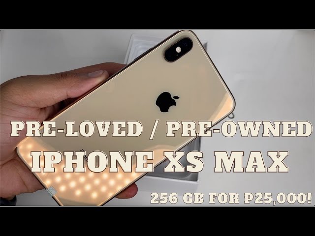 iPhone XS MAX 256 GB GOLD (PRE-OWNED) UNBOXING IN 2022 + Camera 