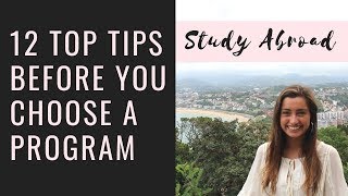 WATCH THIS BEFORE YOU CHOOSE A STUDY ABROAD PROGRAM! 2018