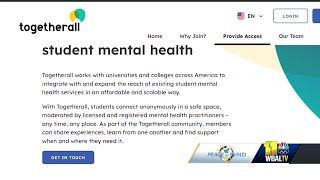 New platform offers Maryland college students anonymous outlet for mental health