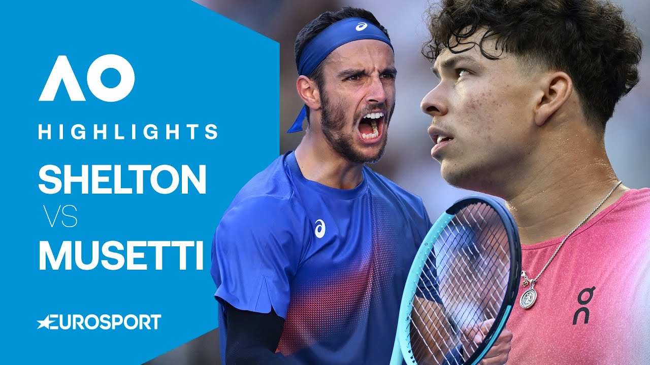 Ben Shelton vs Lorenzo Musetti | Round Three | Australian Open 2025 Extended Highlights 🇦🇺