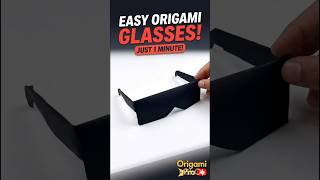 ORIGAMI SUNGLASSES 😎#shorts#shortsfeed#hawahawasong#origamiworld#trendingshorts #handmade#subscribe