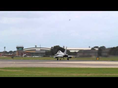 7 Typhoons at Coningsby on the 26th September 2012