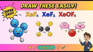 XeF4 XeF6 XeOF4 Lewis Structures | AP Chemistry Exam Prep | VSEPR Theory