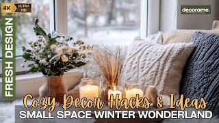 Small Space Winter Wonderland: Cozy Decor Hacks & Ideas