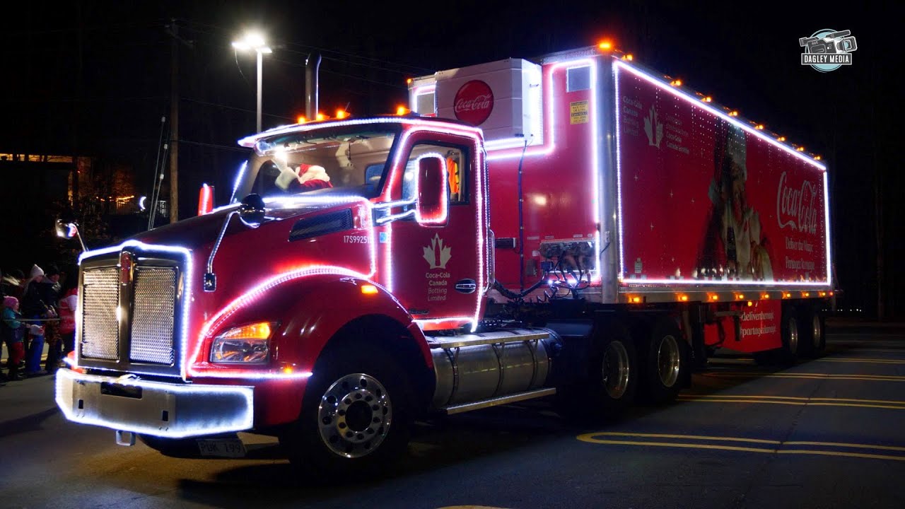 Santa in the CocaCola Holiday Truck at Sobeys on First Lake Drive in