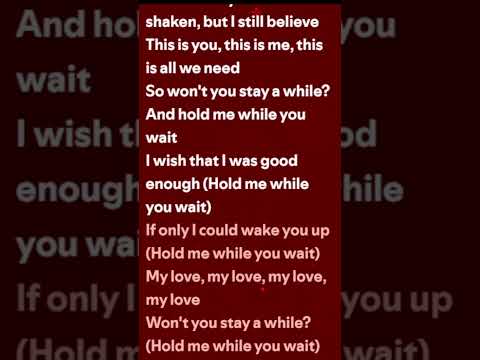 Hold me while you wait #cover #singing #tylormusic #lewiscapaldi #holdmewhileyouwait