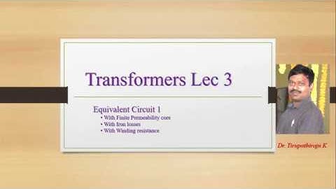 TF03 Equivalent circuit of Transformer 1