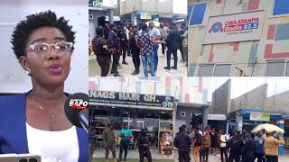 Police storm Kasoa🔥As NDC Regional Chairman slàps Obaatanpa Radio Journalist, MCE storm with Thugs