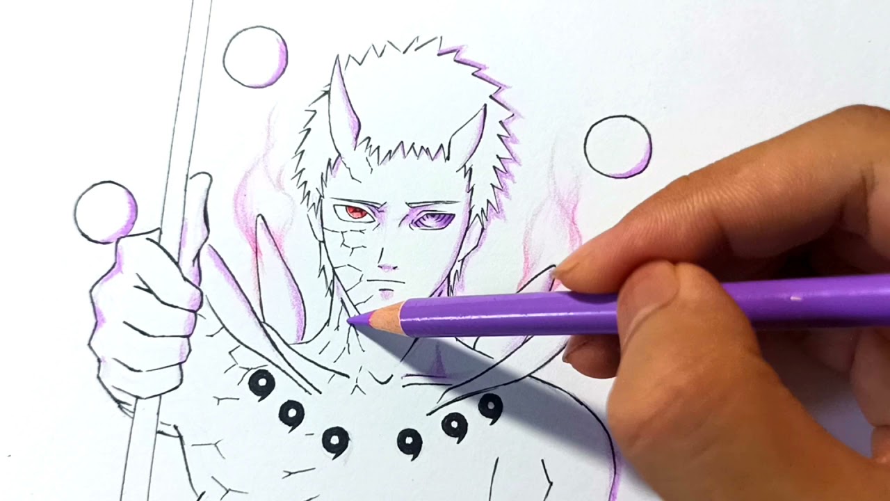 Loạt fan art Naruto toát lên vẻ ma mị đầy cuốn hút khiến người xem không  thể rời mắt