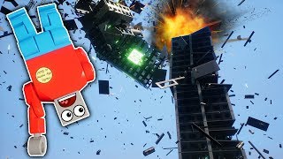 Can Bob Survive the Biggest Lego Tower Survival? - Brick Rigs Gameplay