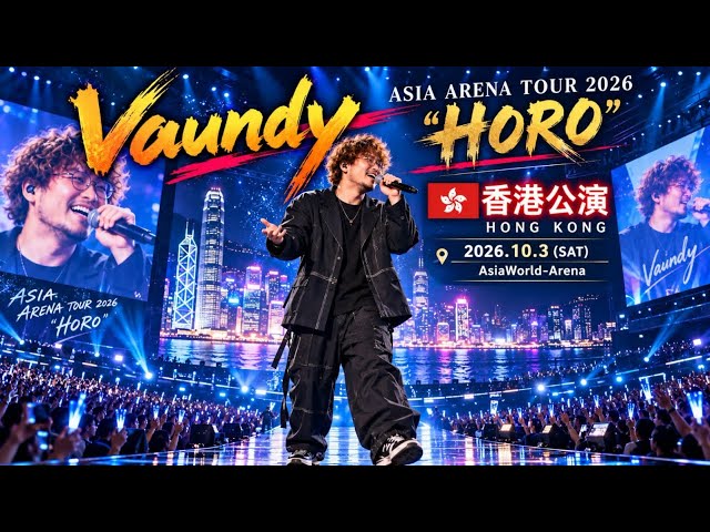 ミュージシャン Vaundy ASIA ARENA TOUR 2026 HORO XL 🔥🎤 Vaundy｜香港公演「ASIA ARENA TOUR 2026 “HORO”」✨ 圧巻の