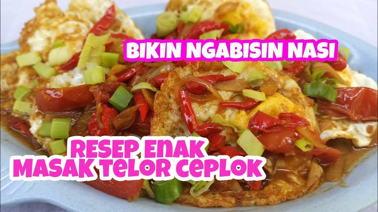 Masakan Rumahan Telur Ceplok Balado - YouTube