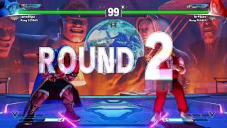 Street Fighter V Ranked Match PS4 vs PC