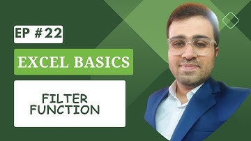 Ep. 22 Excel Basics: Mastering the Filter Function for Smart Data Analysis!🚀🔍  Excel Filter Tutorial