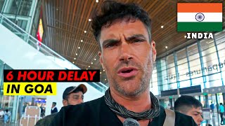 Задержка рейса на 6 часов в аэропорту Гоа?! | Индия 2024 | Влог #476