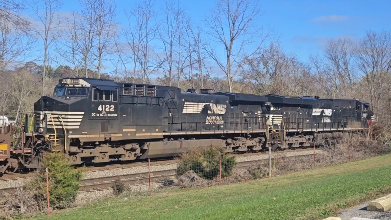 Norfolk Southern 128 Intermodel Train at Telford, Jonesborough ...