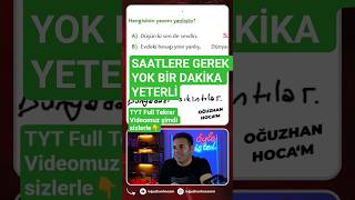 1 Dakika Yeterli I TYT I KPSS I LGS